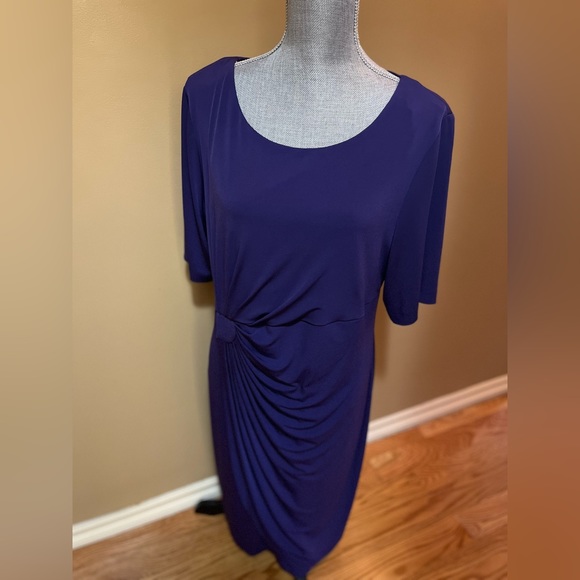 Dressbarn Purple Dress - Picture 3 of 8